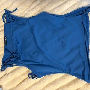 Fashion Nova Blue Tank Top